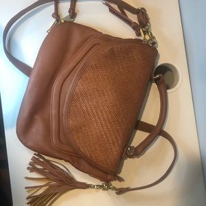 Steve Madden tan satchel